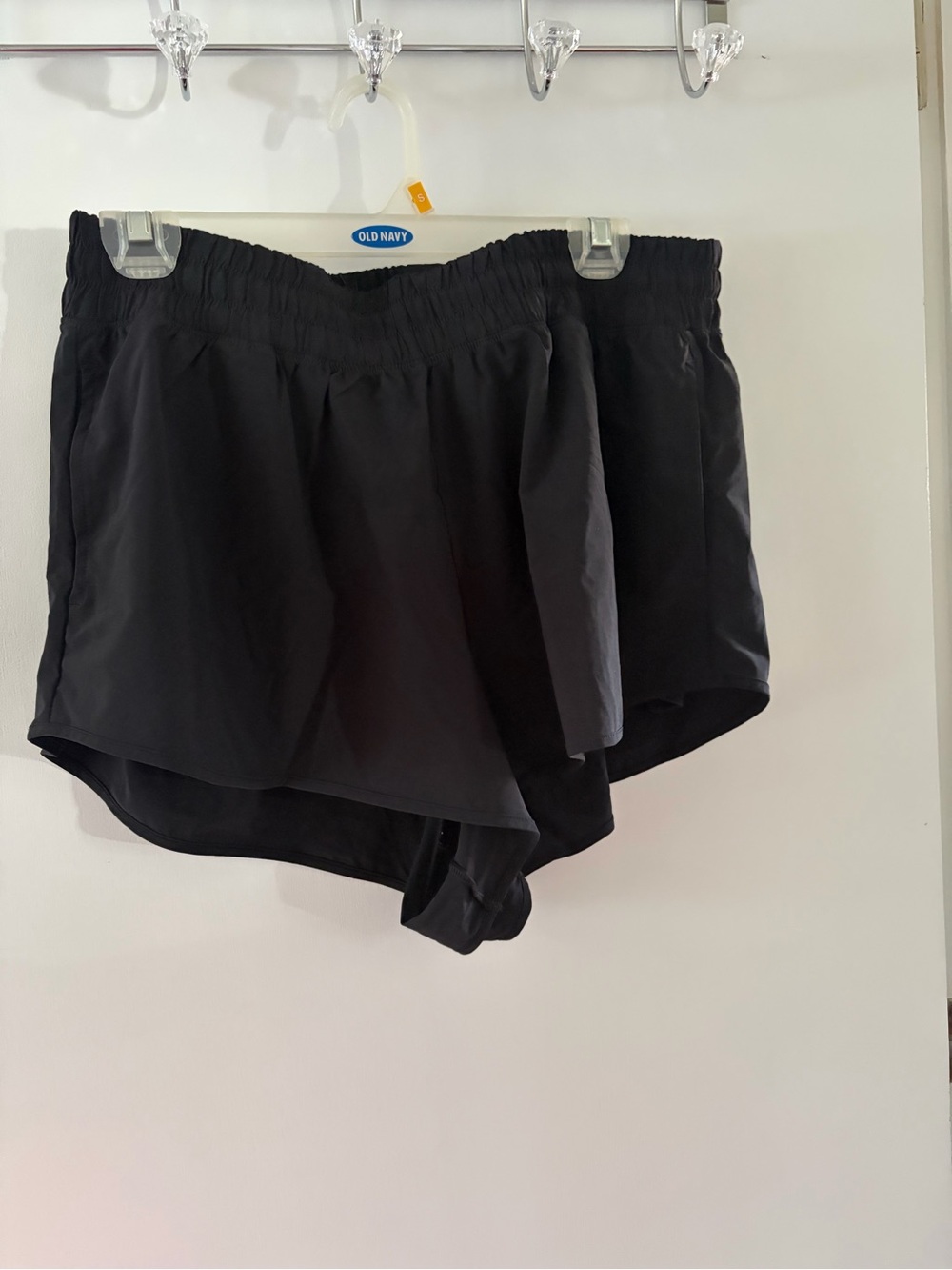aerie Black Layered Athletic Shorts